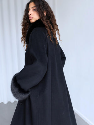 SAKO COAT - BLACK