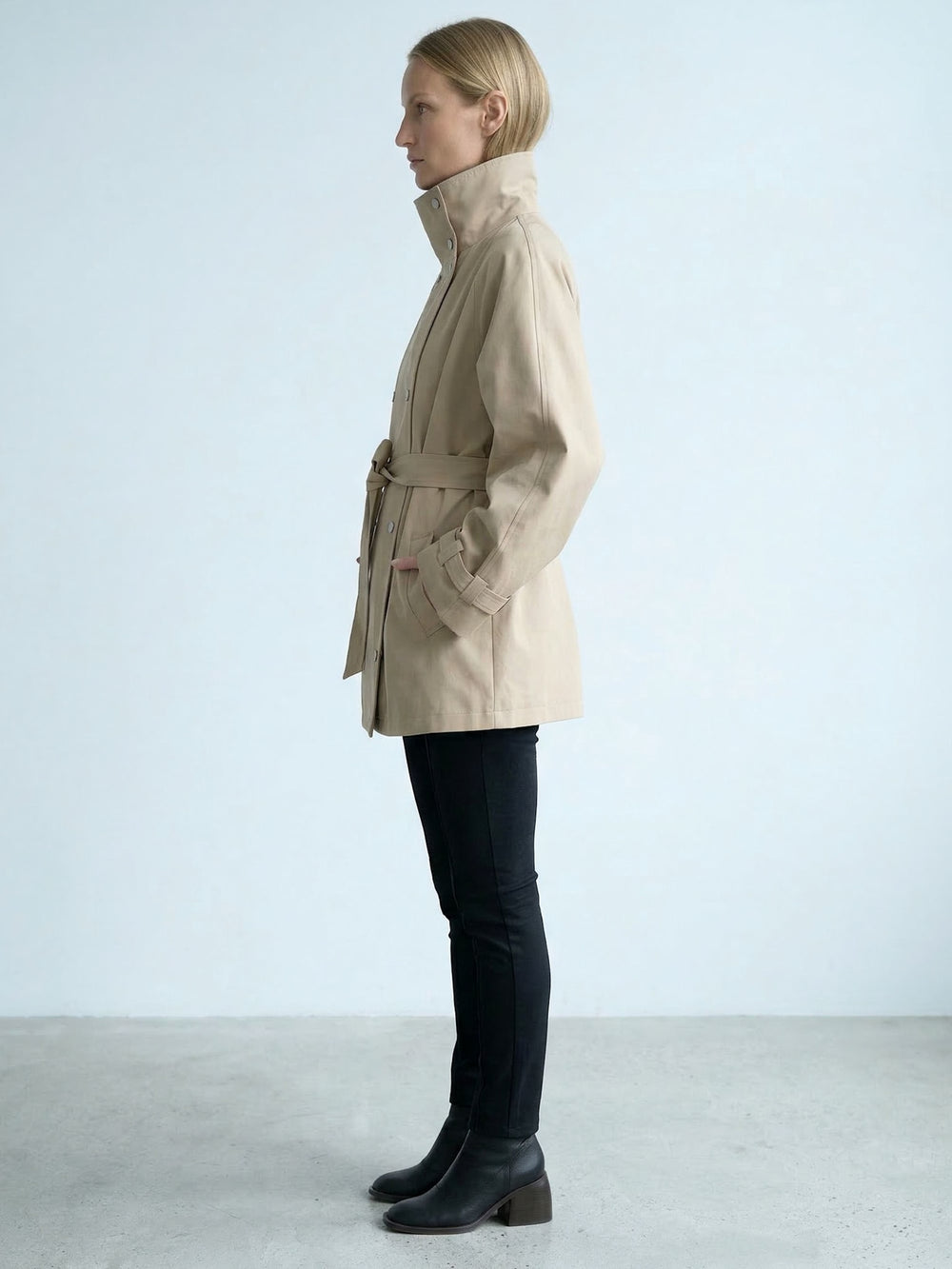 SKYLER CANVASJACKA - BEIGE