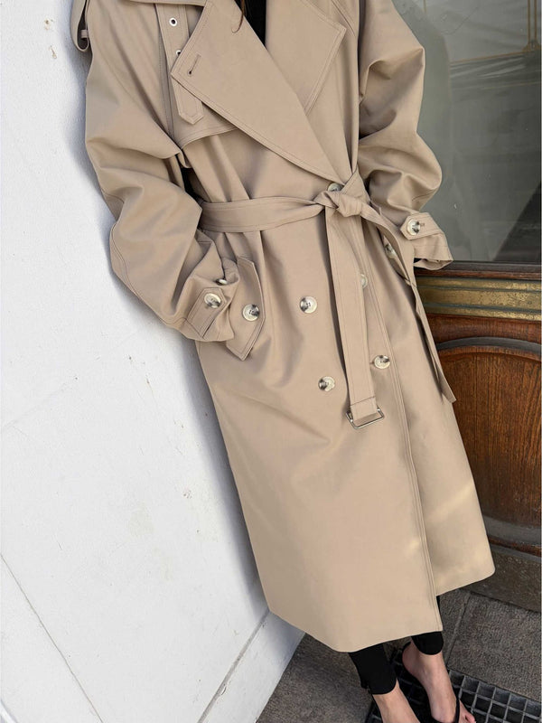 HEATHER TRENCHKAPPA - BEIGE