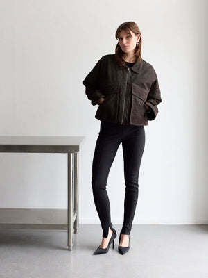 ESME JACKET - BROWN