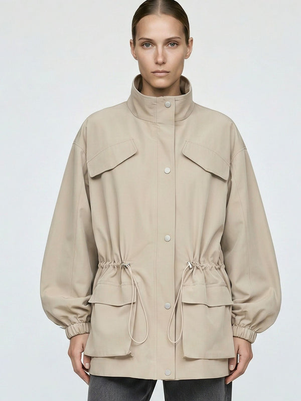 TRACY TECH JACKET - BEIGE