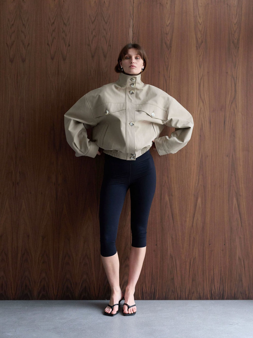 NORI BOMBERJACKA - BEIGE