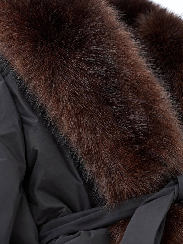 SOPHIA PUFFER JACKET - BLACK