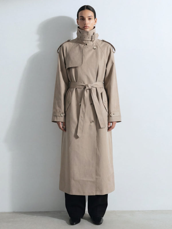 HEATHER TRENCHKAPPA - BEIGE