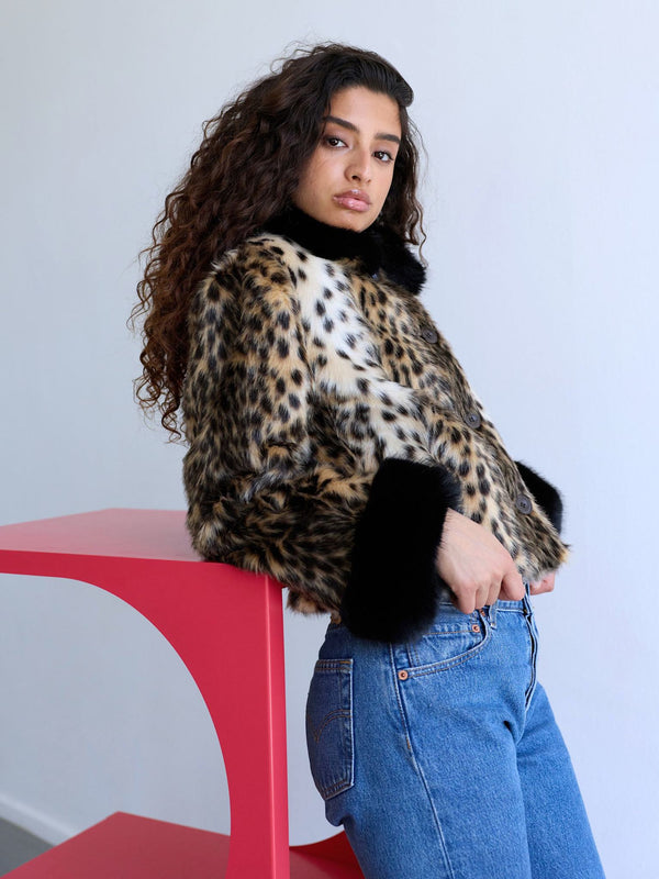 LUI JACKET - LEO/BLACK
