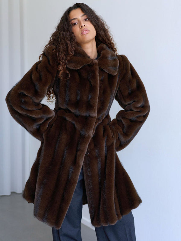 RIVA COAT - BROWN