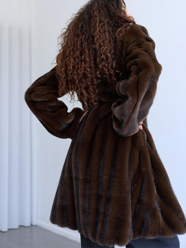 RIVA COAT - BROWN