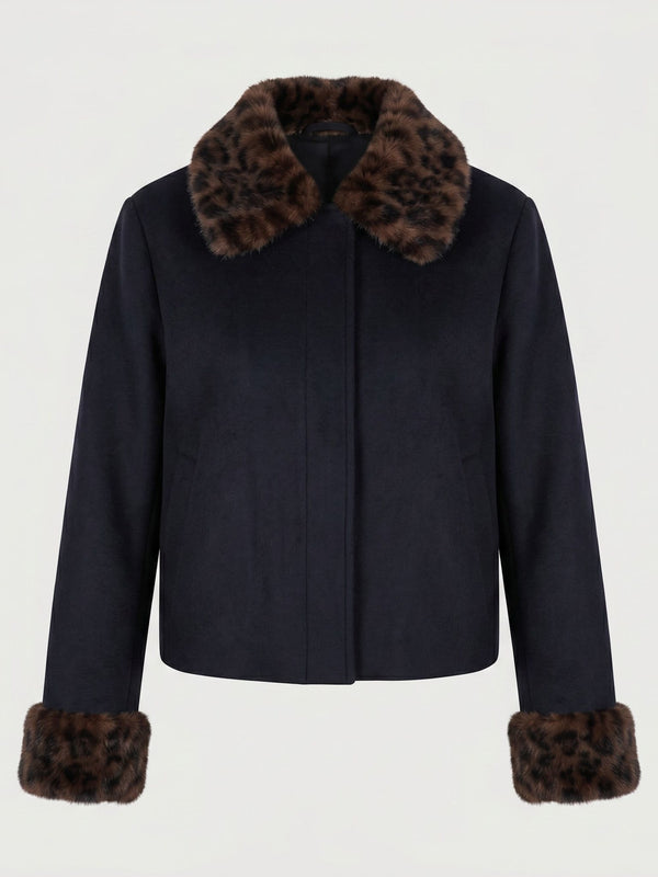 DAISY JACKET - BLACK/LEO